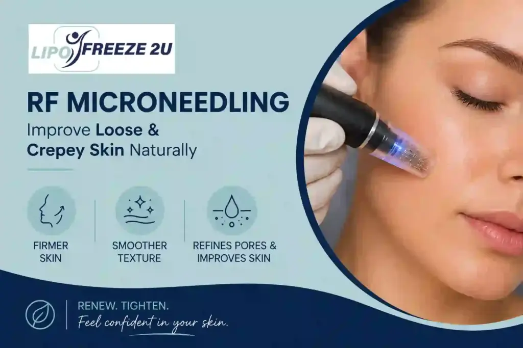 Can RF Microneedling Help Improve Loose and Crepey Skin Uppingham?